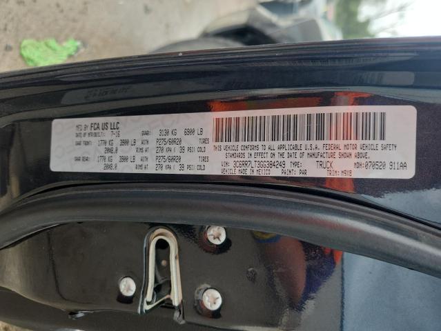 2016 RAM 1500 SLT 3C6RR7LT3GG384249