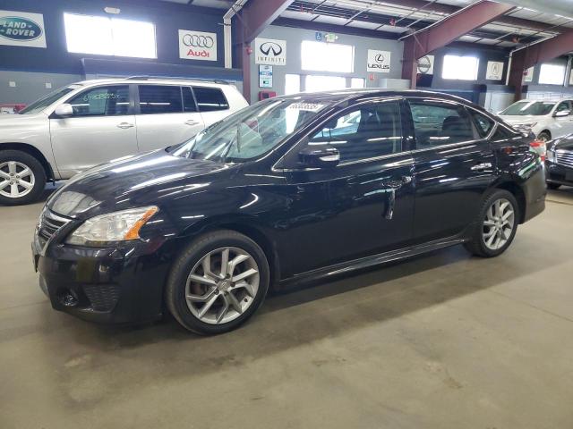 NISSAN SENTRA S 2015 black sedan 4d gas 3N1AB7AP6FY303000 photo #1