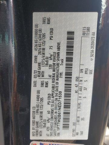2022 FORD F250 SUPER 1FT7W2B61NED71530