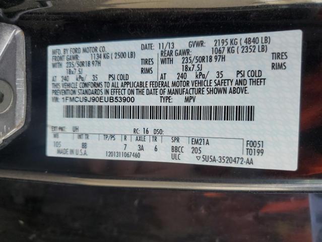 2014 FORD ESCAPE TIT - 1FMCU9J90EUB53900