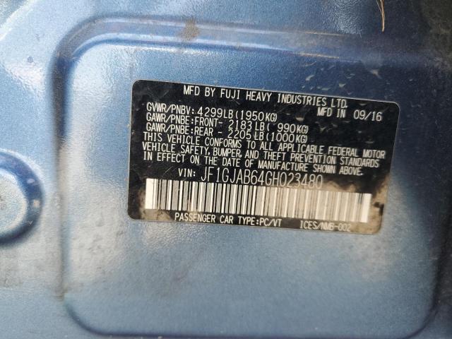 2016 SUBARU IMPREZA PREMIUM JF1GJAB64GH023480