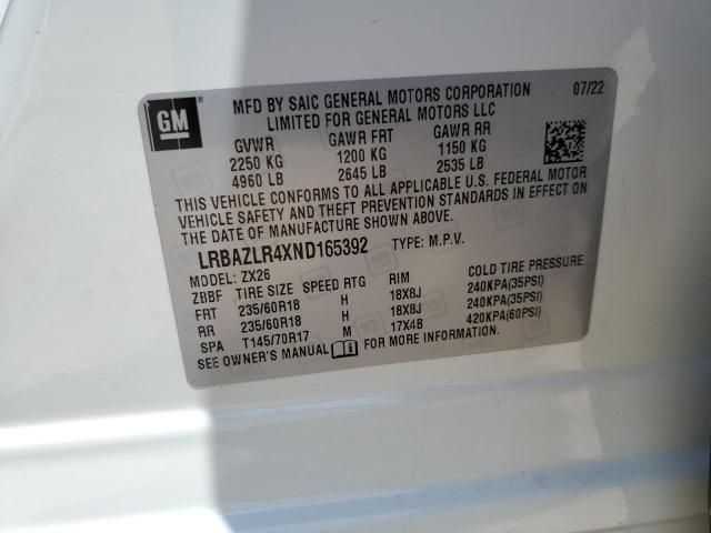 2022 BUICK ENVISION P - LRBAZLR4XND165392