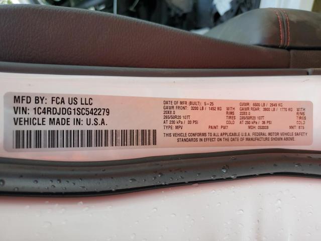 2025 DODGE DURANGO GT 1C4RDJDG1SC542279