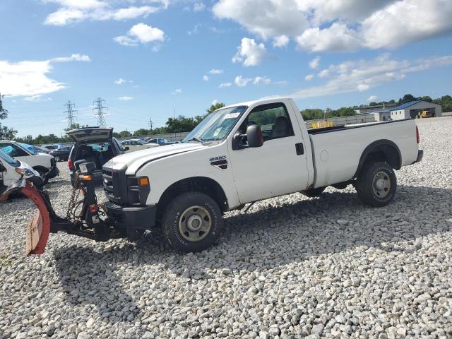 FORD F350 SRW SUPER DUTY 2008 white pickup diesel 1FTWF31R18ED08929 photo #1