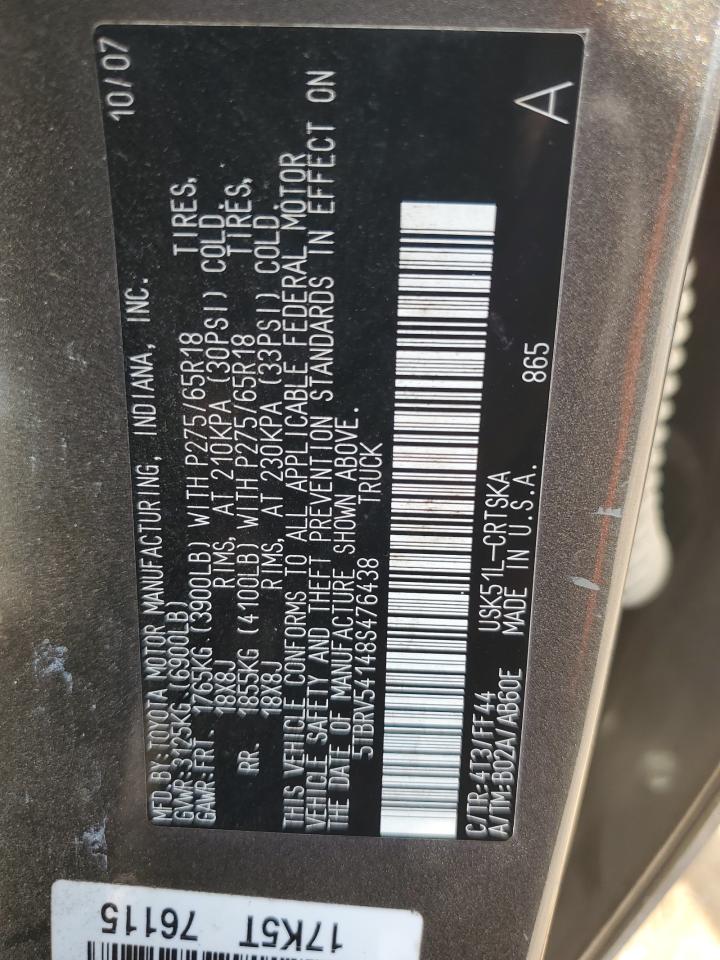 Lot #3311725284 2008 TOYOTA TUNDRA DOU