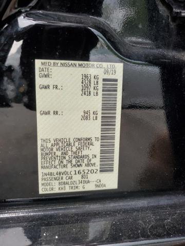 2020 NISSAN ALTIMA S 1N4BL4BV0LC165202