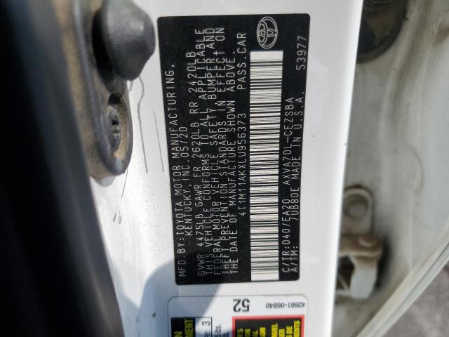 2020 TOYOTA CAMRY SE - 4T1M11AKXLU956373