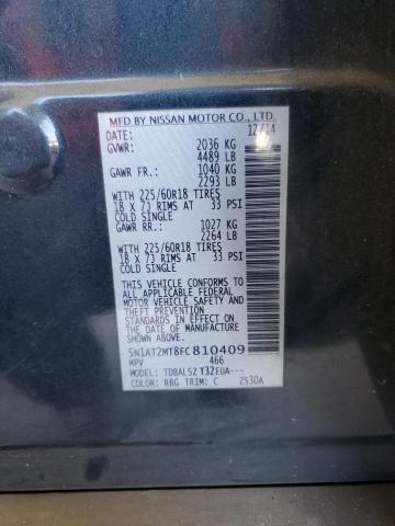 2015 NISSAN ROGUE S 5N1AT2MT8FC810409