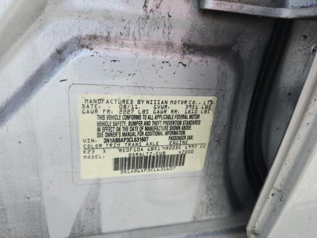 2012 NISSAN SENTRA 2.0 - 3N1AB6AP3CL631607