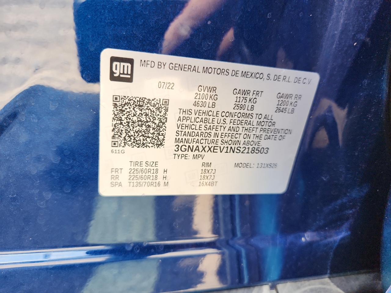 CHEVROLET EQUINOX PREMIER