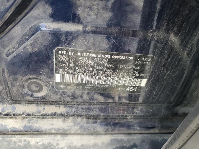 2017 MITSUBISHI OUTLANDER SE JA4AZ3A30HZ030766