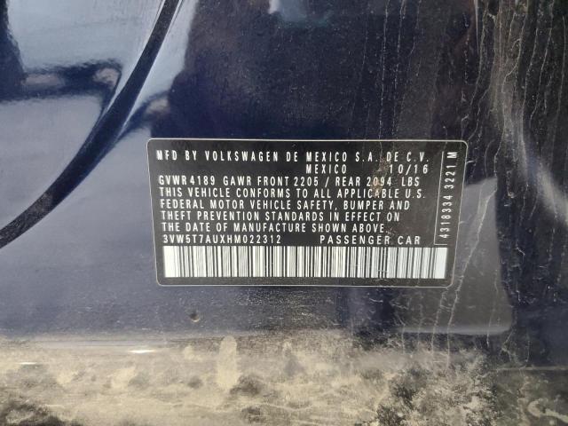 2017 VOLKSWAGEN GTI S 3VW5T7AUXHM022312
