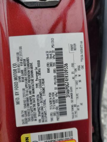 2015 FORD FUSION S - 3FA6P0G74FR109536