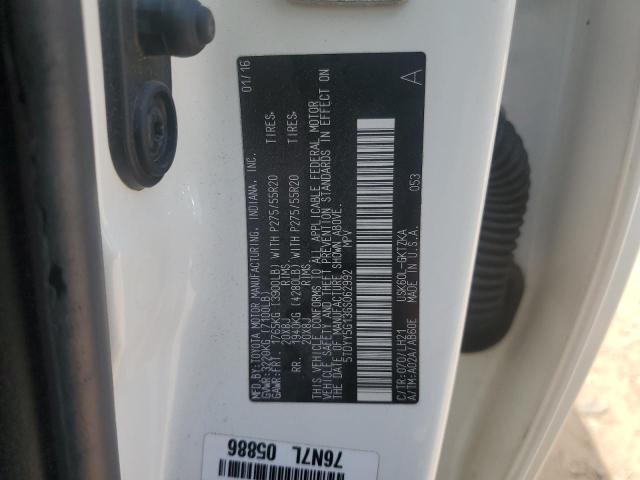 2016 TOYOTA SEQUOIA PLATINUM 5TDYY5G13GS062992