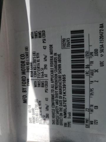 2019 FORD TRANSIT CO NM0LS7E71K1391885