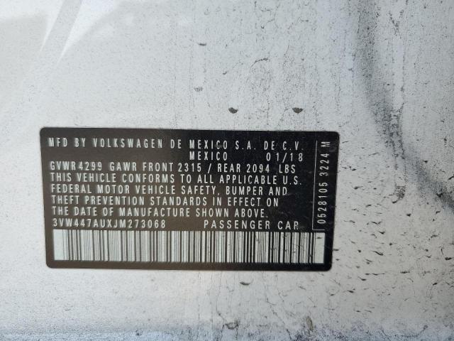2018 VOLKSWAGEN GTI S/SE 3VW447AUXJM273068
