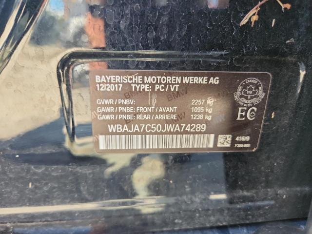 2018 BMW 530 XI WBAJA7C50JWA74289