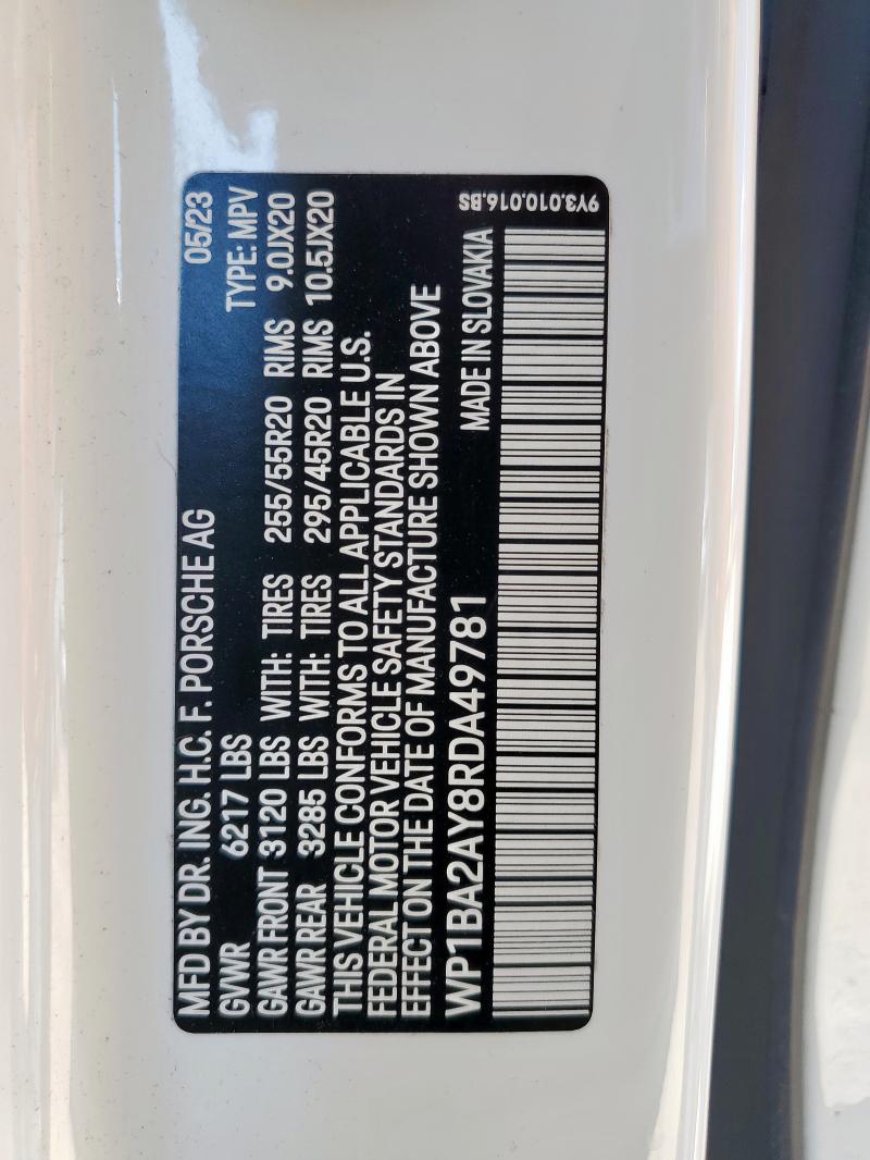 2024 PORSCHE CAYENNE CO WP1BA2AY8RDA49781