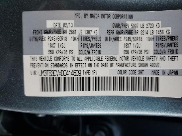 2013 MAZDA CX-9 TOURI - JM3TB3CVXD0414609
