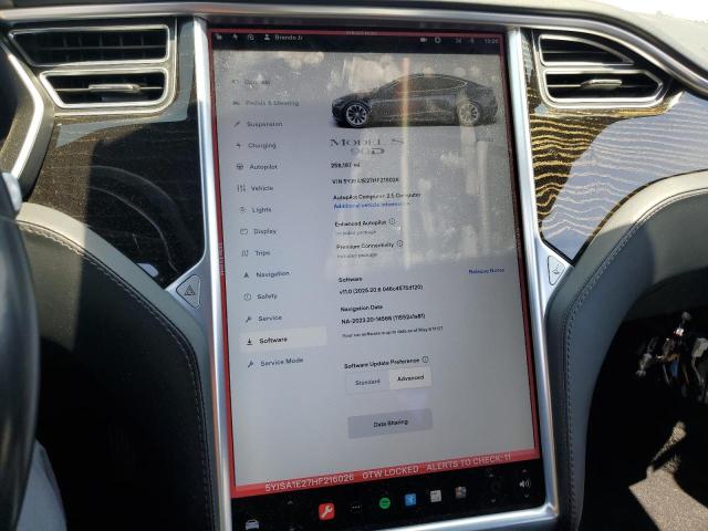 2017 TESLA MODEL S 5YJSA1E27HF216026
