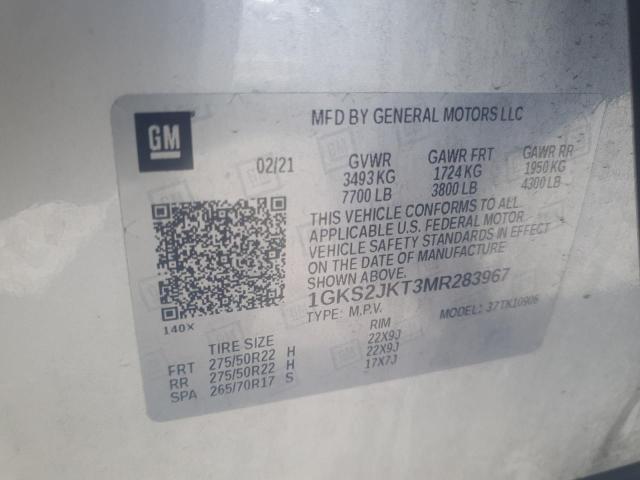 2021 GMC YUKON XL D 1GKS2JKT3MR283967