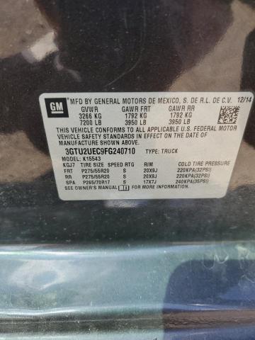 2015 GMC SIERRA K15 3GTU2UEC9FG240710