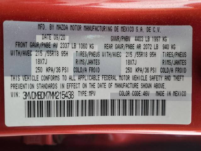 2021 MAZDA CX-30 PREM 3MVDMBDM7MM215438