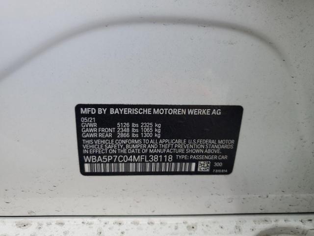 2021 BMW 330E - WBA5P7C04MFL38118