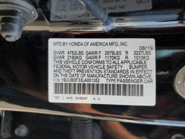 2020 ACURA TLX 19UUB3F33LA001352