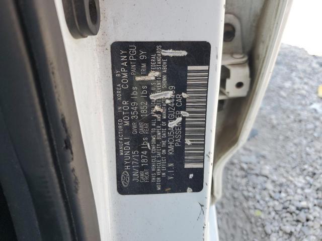2016 HYUNDAI ACCENT SPORT KMHCU5AE1GU244439