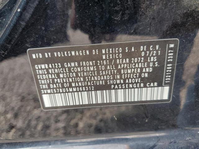2021 VOLKSWAGEN JETTA SEL 3VWE57BU5MM068312