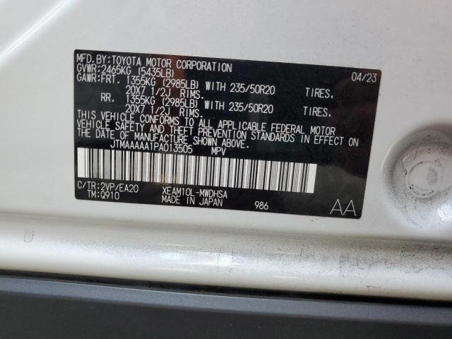 2023 TOYOTA BZ4X XLE JTMAAAAA1PA013505