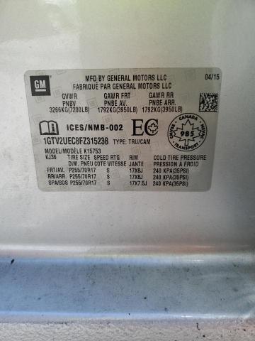 2015 GMC SIERRA K15 1GTV2UEC8FZ315238