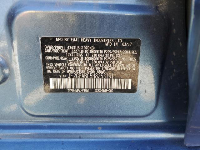 2017 SUBARU CROSSTREK JF2GPABC5H8253191