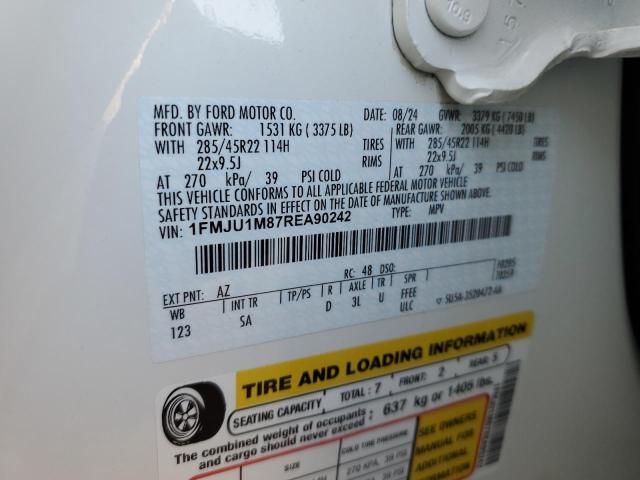 2024 FORD EXPEDITION PLATINUM 1FMJU1M87REA90242