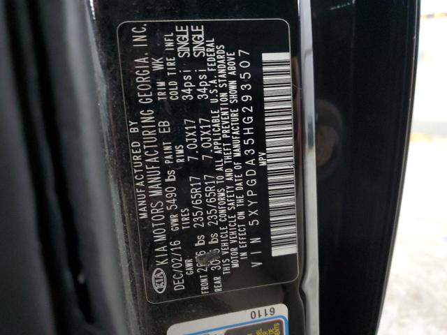 2017 KIA SORENTO LX 5XYPGDA35HG293507