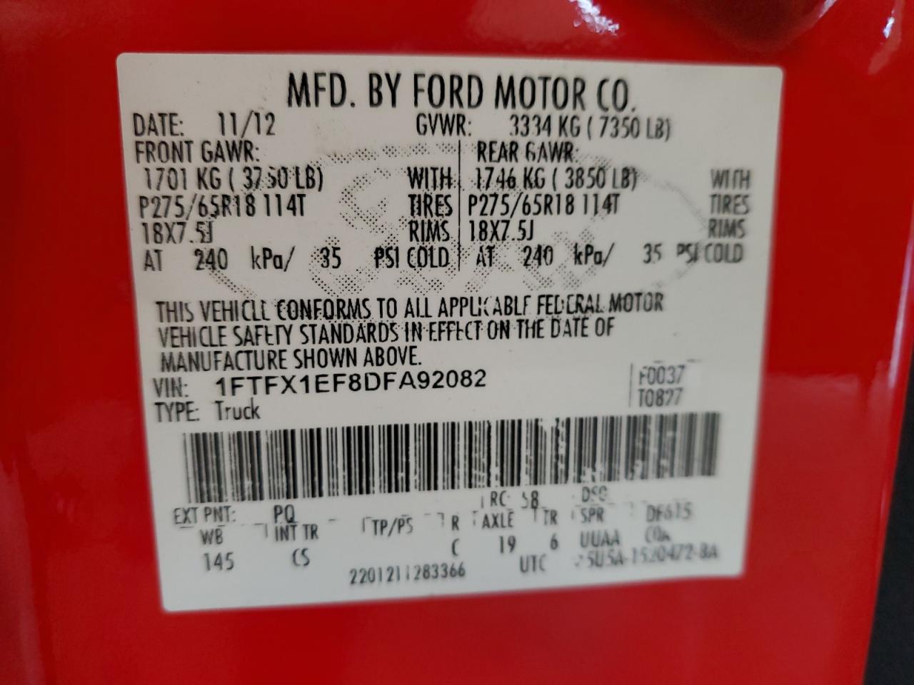 FORD F-150 SUPER CAB