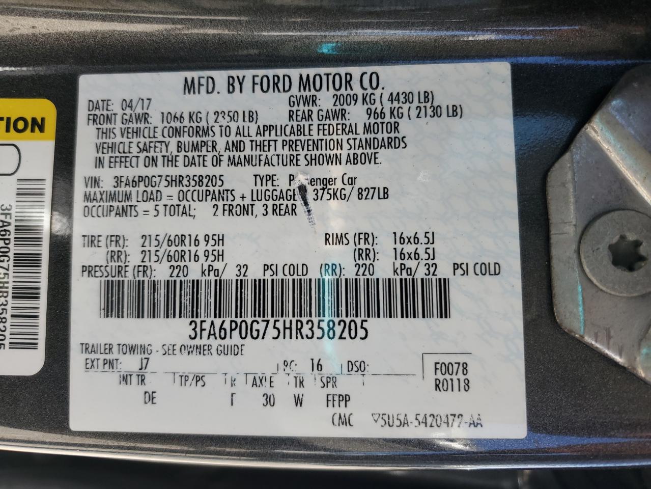 FORD FUSION S