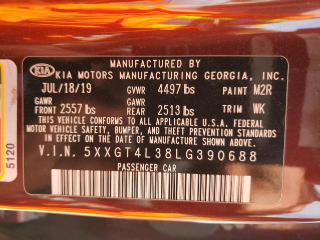 2020 KIA OPTIMA LX 5XXGT4L38LG390688
