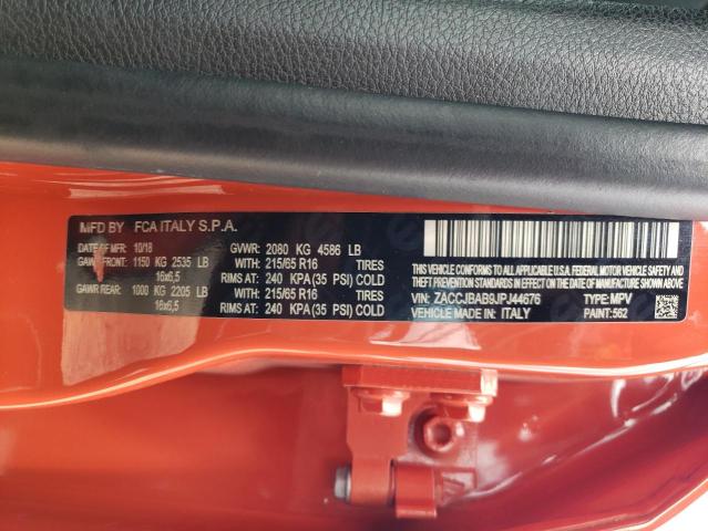 2018 JEEP RENEGADE S ZACCJBAB9JPJ44676