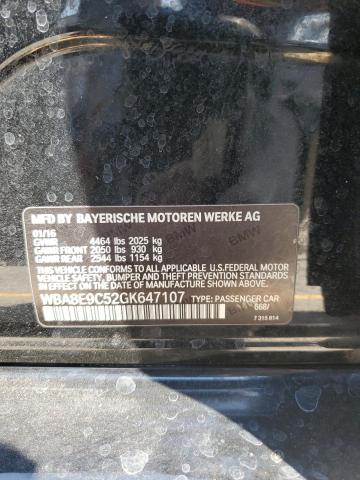 2016 BMW 328 I SULE WBA8E9C52GK647107