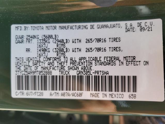 2021 TOYOTA TACOMA DOU - 3TYCZ5AN9MT052888