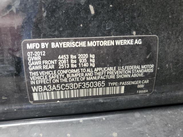 2013 BMW 328 I - WBA3A5C53DF350365