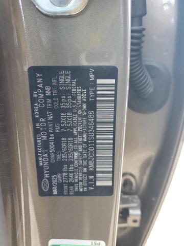 2025 HYUNDAI TUCSON SEL CONVENIENCE KM8JCDD11SU346488