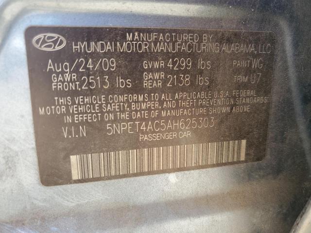 2010 HYUNDAI SONATA GLS - 5NPET4AC5AH625303