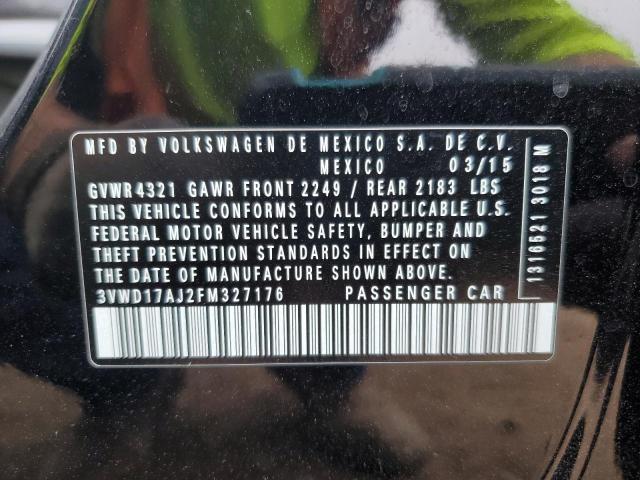 2015 VOLKSWAGEN JETTA SE - 3VWD17AJ2FM327176