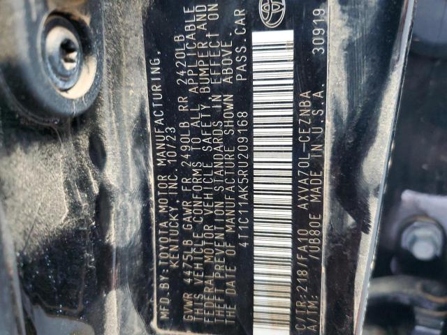 2024 TOYOTA CAMRY LE 4T1C11AK5RU209168