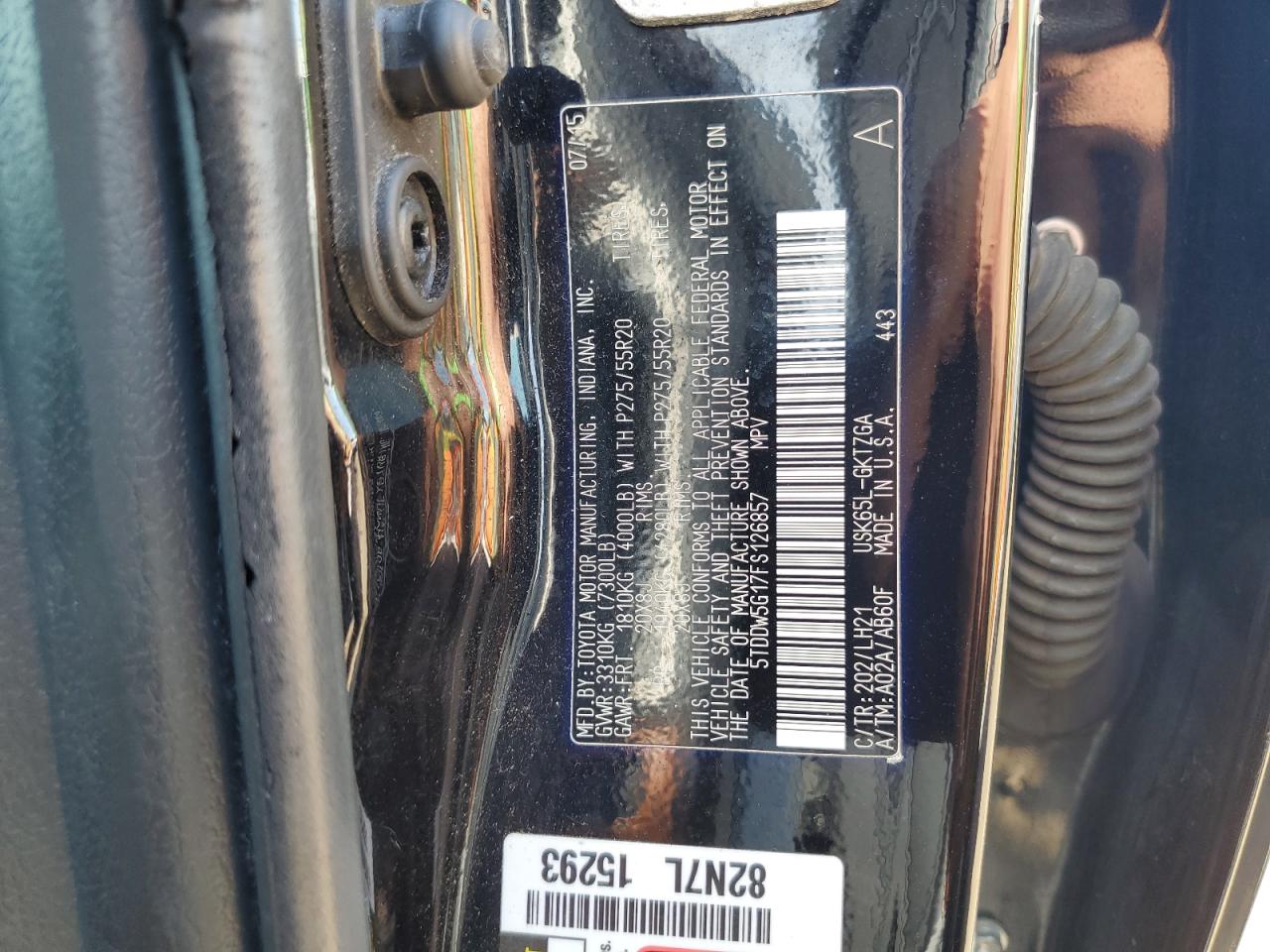 TOYOTA SEQUOIA PLATINUM