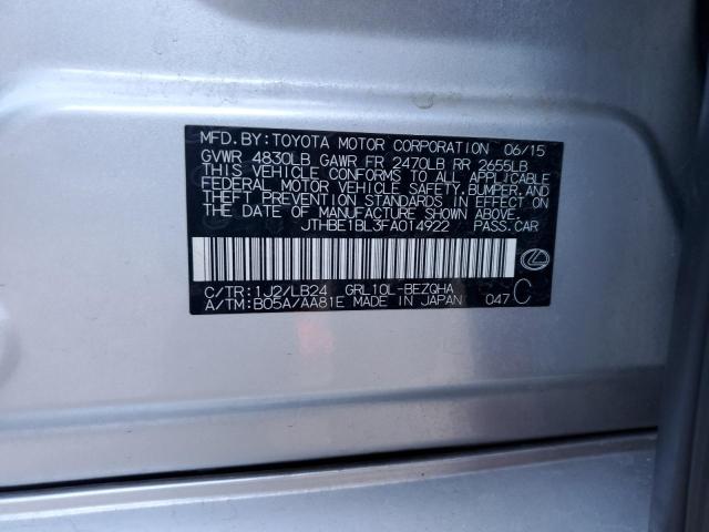 2015 LEXUS GS 350 JTHBE1BL3FA014922