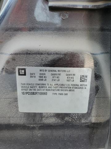 2015 CHEVROLET CRUZE LT 1G1PC5SB2F7109960